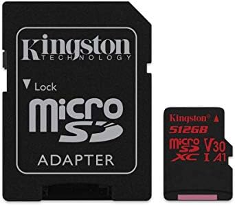 Szakmai MicroSDXC 512 gb-os Dolgozik LG LMV450PMCard Egyedi által Ellenőrzött SanFlash, valamint a Kingston. (80MB/s)