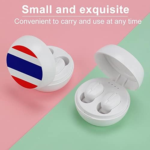 Thaiföld Zászló Bluetooth Headset, Kerek Okos Telefon, Vezeték nélküli Fülhallgató Alkalmas futásra/Zene/Telefon/Játék Utazási Fülhallgató
